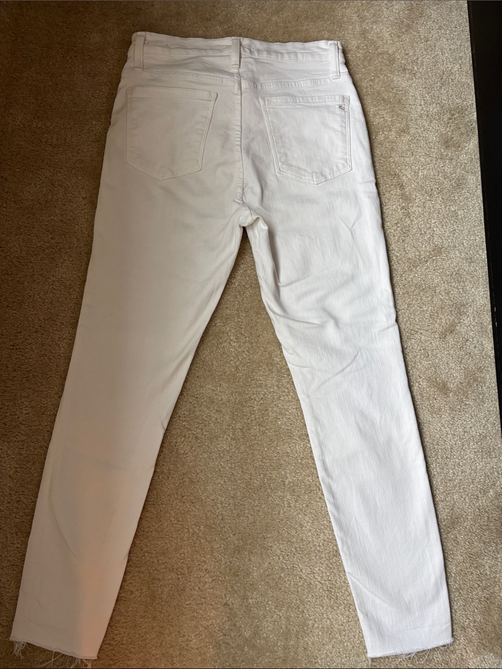 Madewell White Distressed Skinny Jeans - Picture 5 of 8